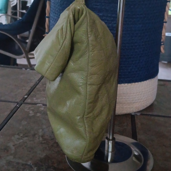 TORY BURCH OLIVE LEATHER THREE WAY HANDBAG - Picture 3 of 16